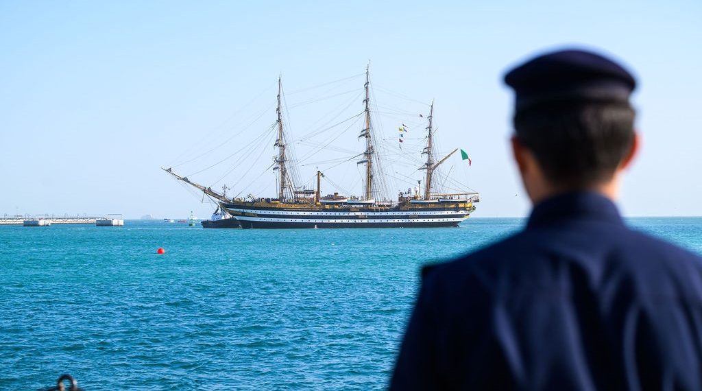 Fieracavalli salpa con la Vespucci