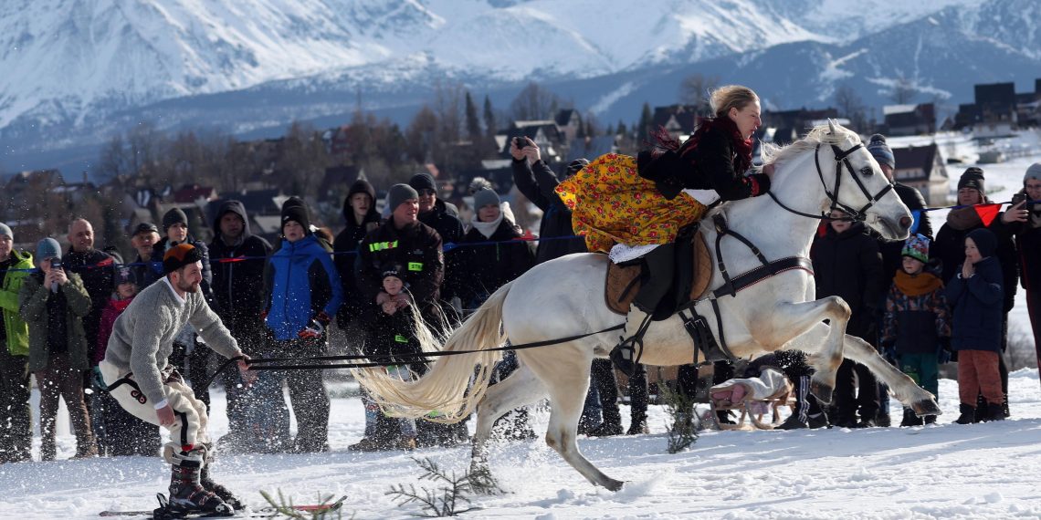 Kumoterska Gonba, al galoppo sulla neve