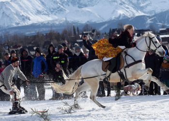 Kumoterska Gonba, al galoppo sulla neve