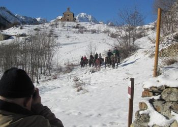 Voilà, i Mérens: trekking d’inverno