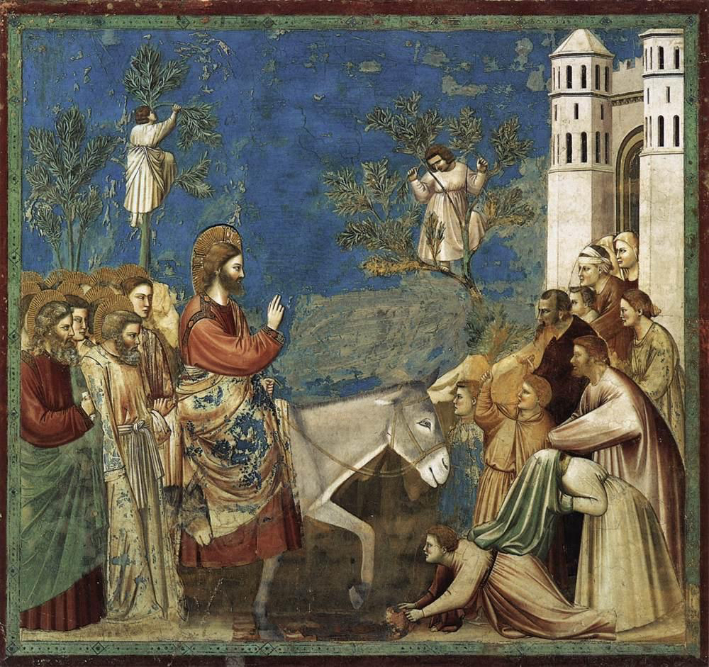 copia di giotto di bondone   no. 26 scenes from the life of christ   10. entry into jerusalem   wga09206 1