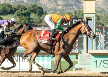 Umberto Rispoli trionfa nel Santa Anita Derby