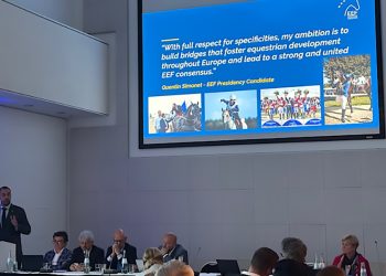 Quentin Simonet eletto Presidente dell’European Equestrian Federation