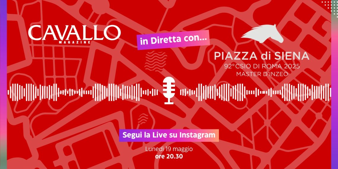 Aspettando Piazza di Siena: live con la squadra azzurra!