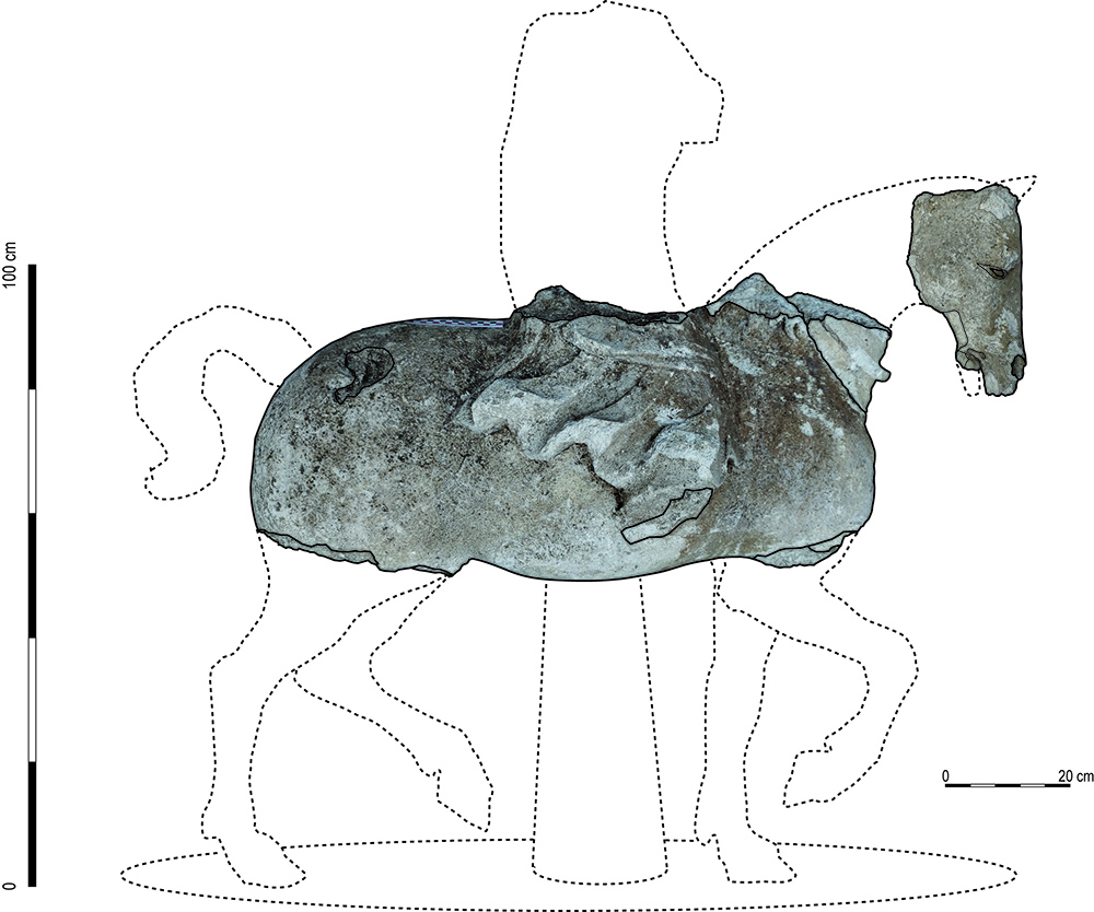 f23 restitution statue equestre essai1