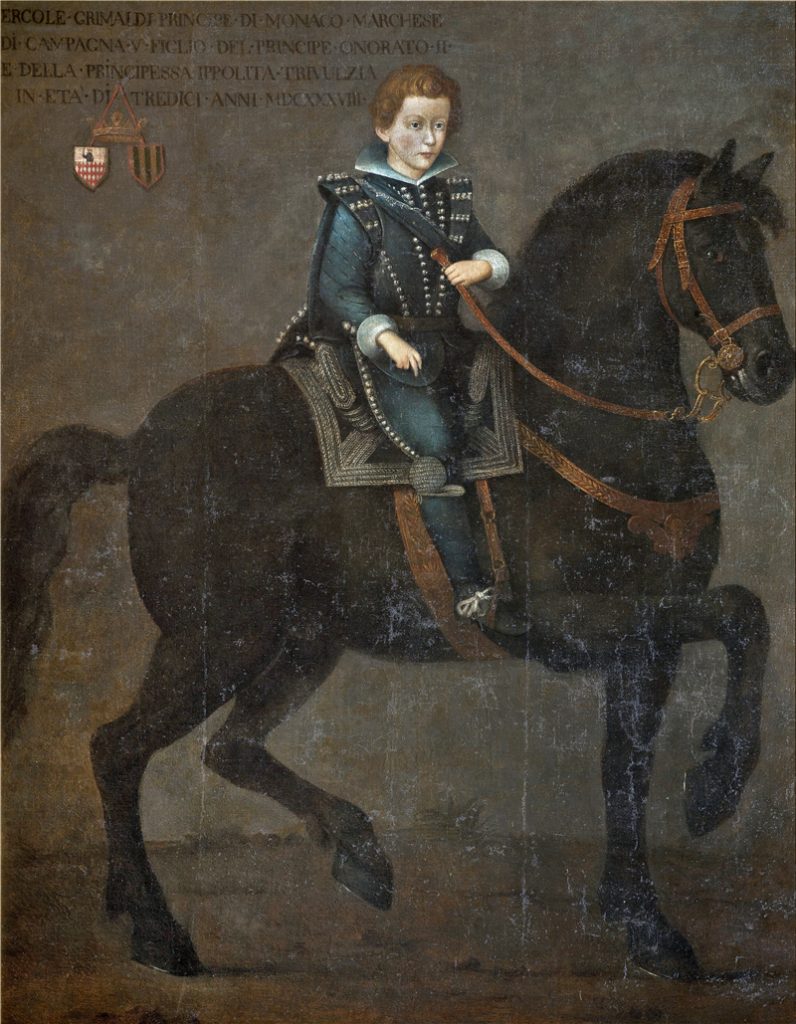 Ercole Grimaldi Marquis of Baux hier of Prince Honore II of Monaco by unknown artist 796x1024