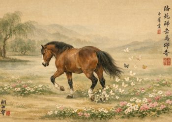 Cina, una antica gara di pittura: e il cavallo che li ha profumati…