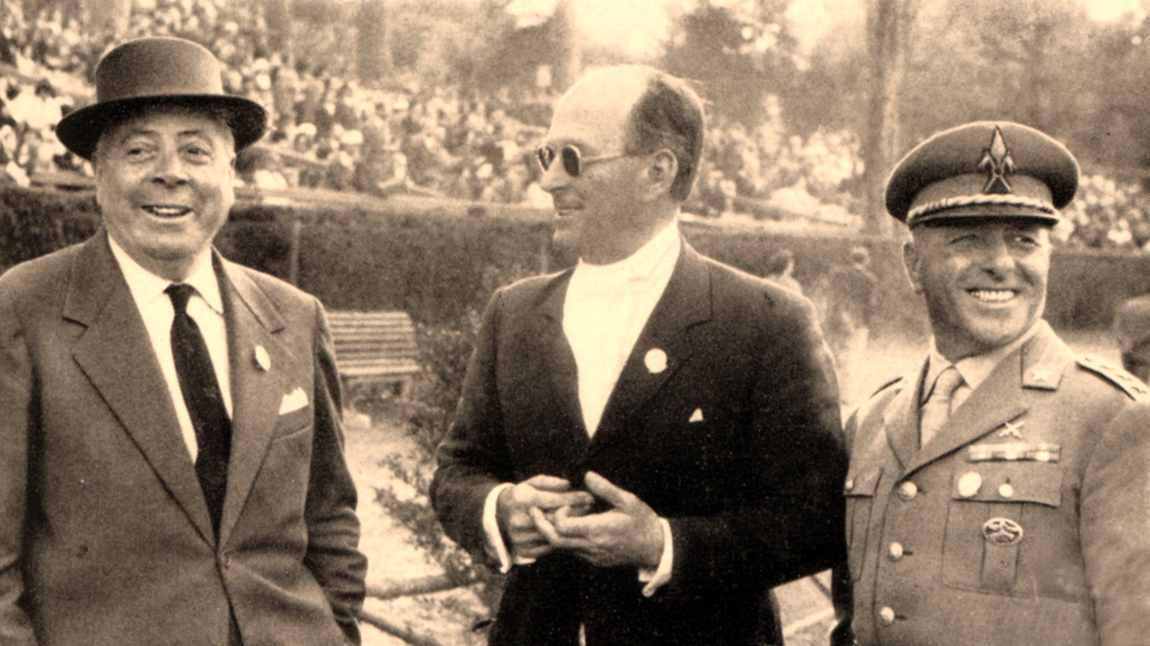 Box direttori di campo 1957 0405 241 CSIO Roma Alberto Lombardi Harry Llewellyn Gerardo Conforti