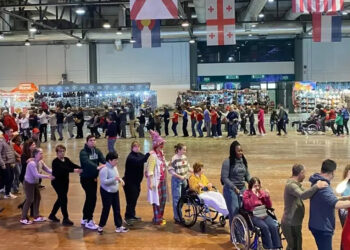 Un venerdì speciale, con ballerini e reiner ancora più speciali al Salone del Cavallo Americano