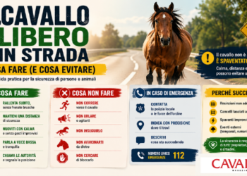 Cavallo libero in strada: cosa fare davvero (e cosa evitare)