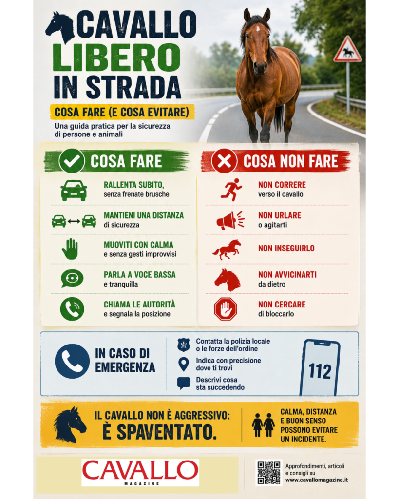 cavallo libero in strada cosa fare 1 819x1024