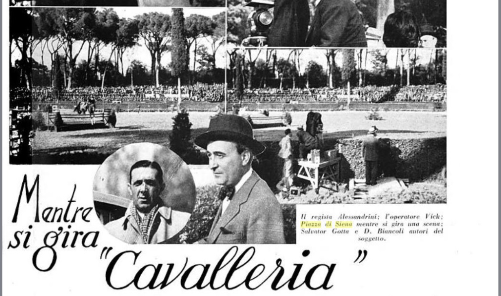 mentre si gira cavalleria