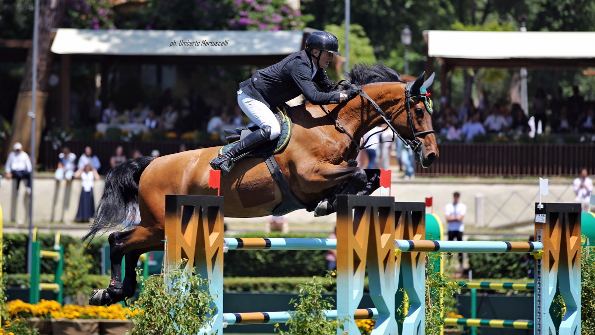 CSIO Roma Fabio Brotto su Doha delle Roane OK
