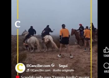 Argentina: Mapuche a cavallo contro runner che entrano in un’area naturale