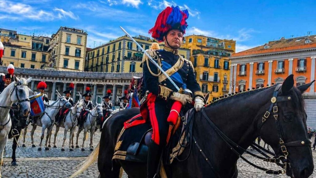 Napoli i Carabinieri a cavallo arrivano alla Villa Floridiana 1024x768 1