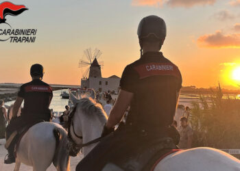 Marsala: Carabinieri in sella contro la mala-movida
