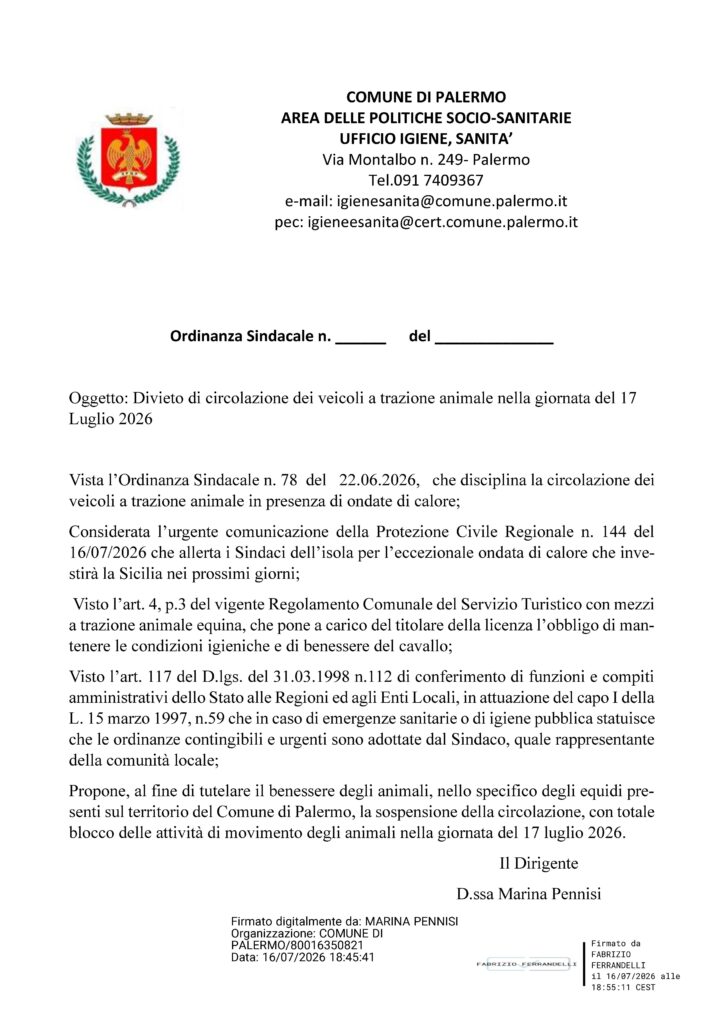ordinanza blocco carrozze palermo_Pagina_1 ordinanza blocco carrozze palermo Pagina 1 724x1024