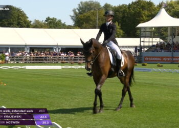 Aachen 2026: in completo Julia Krajewski è in testa