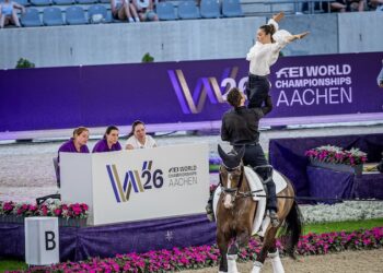 Aachen 2026, Greggio, Zanella e Romolus debuttano alla grande nel Pas de Deux