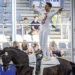 Davide Zanella esegue un esercizio in piedi su Da Vinci 367 durante i Mondiali di Volteggio di Aachen 2026.