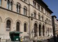 La facciata del tribunale di Perugia