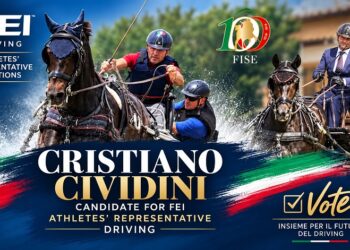Cristiano Cividini, candidato al ruolo di rappresentante degli atleti del Driving nella FEI